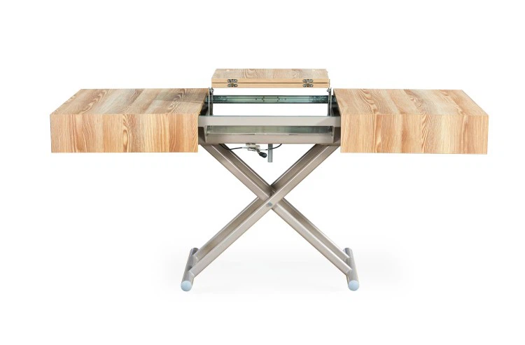 Marble Pattern Butterfly Leaf Lifting Dining Table